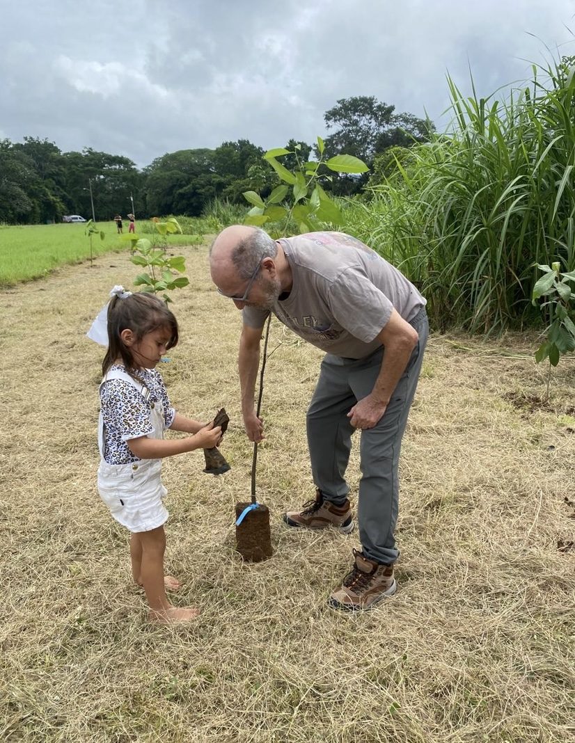 Tending the garden together